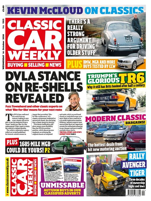 Cover image for Classic Car Weekly